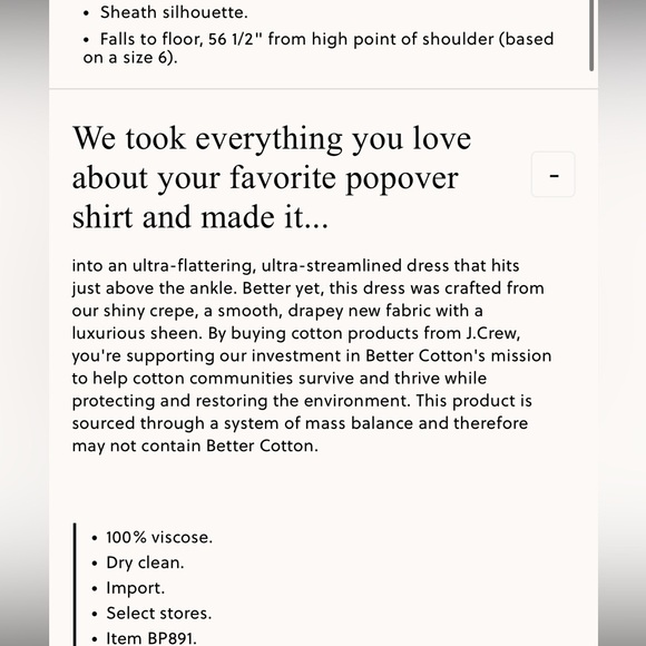 J.Crew Limited-edition maxi collared slip dress in shiny crepe - Picture 7 of 8